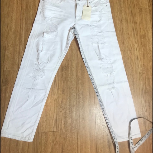 Lucky Brand || Slim Boyfriend Destroyed Pants Jean - Picture 3 of 8
